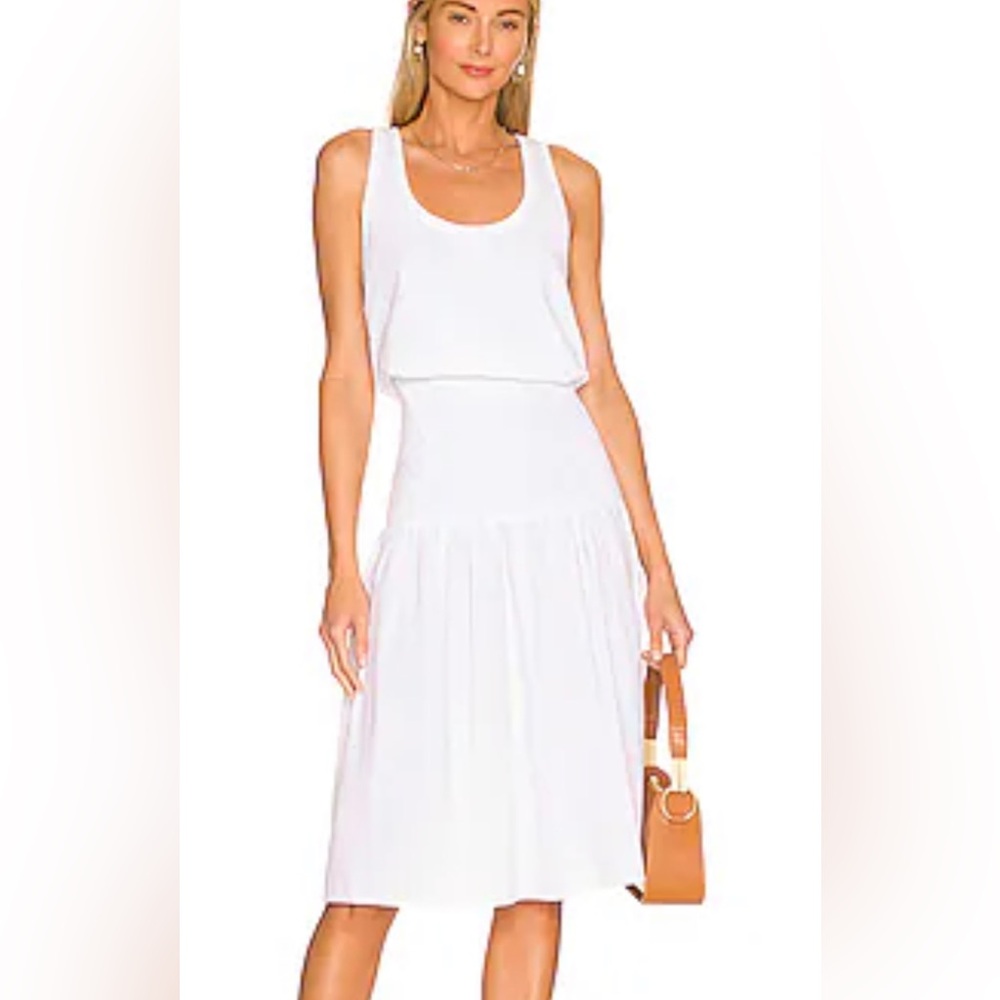 Nation LTD White Midi Dress